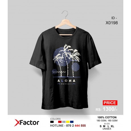 Coconut tree t shirt design (X00198)