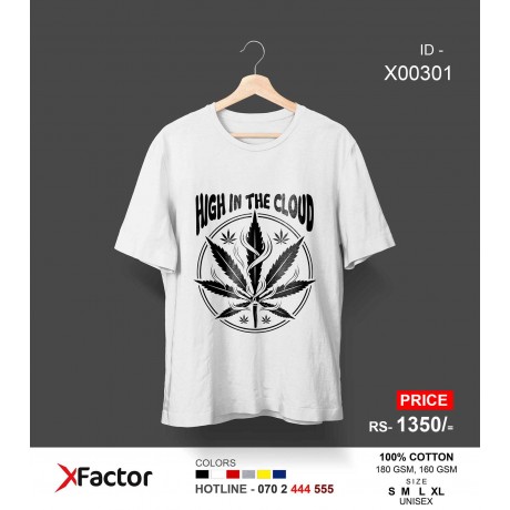 Marijuana leaf t shirt (x00301)