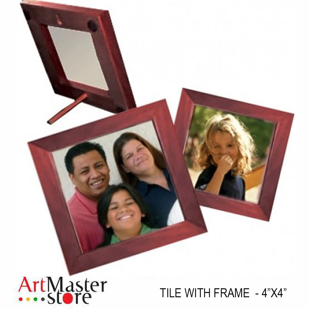 Tile print with frame 4x4